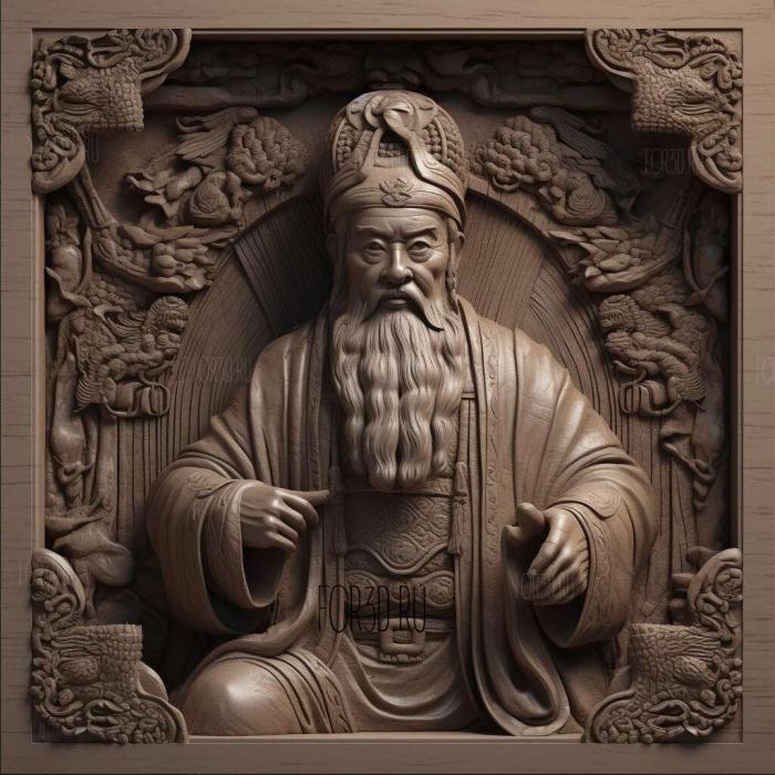 Qin Shi Huang 2 stl model for CNC